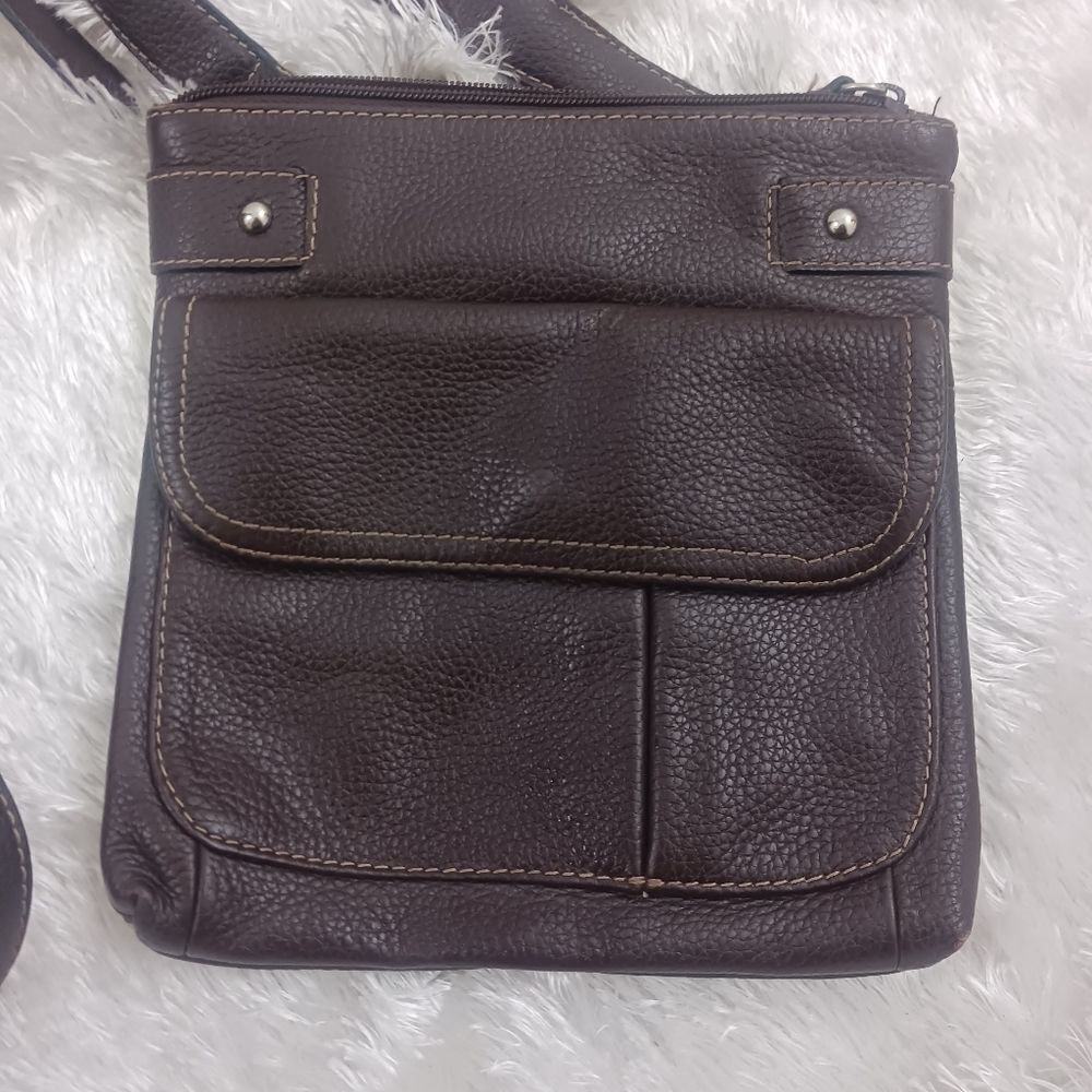 G.H. Bass & Co. Dark Brown Crossbody Bag